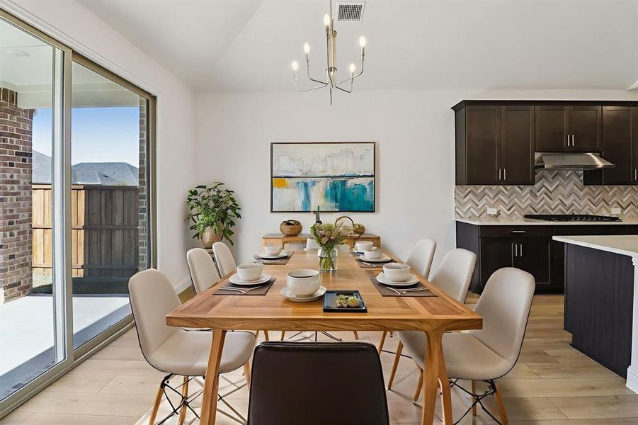 Furnished interior view inside a new home in Ashford Park - Texana Series, Corinth (Image 6).