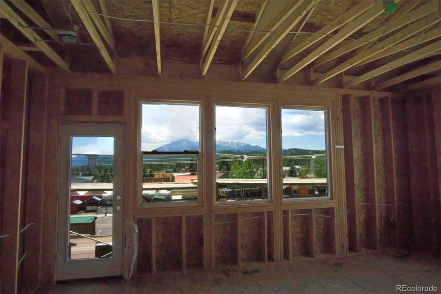 In-progress construction of a new home in , Woodland Park, CO (Image 4).