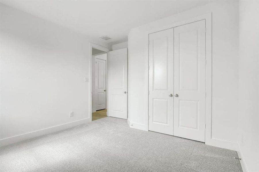 Neutral gray carpet flooring