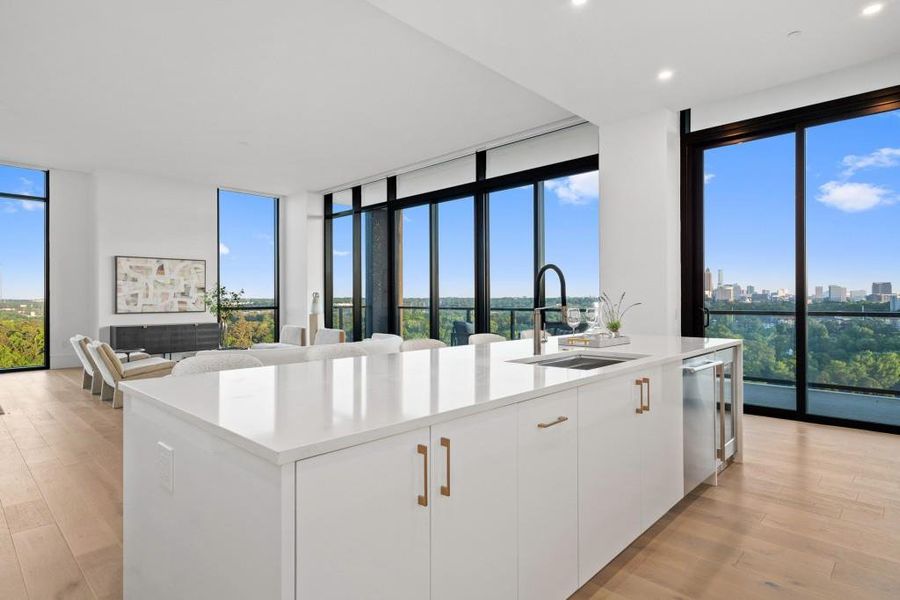 Furnished interior view inside a new home in The Dillon Buckhead, Atlanta (Image 12).