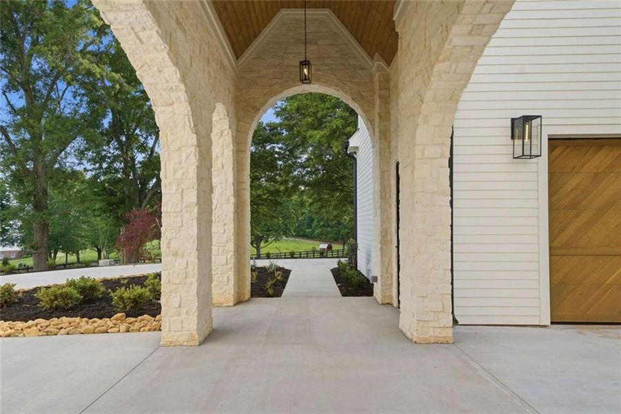 Exterior details and patio area of a home in , Canton (Image 4).
