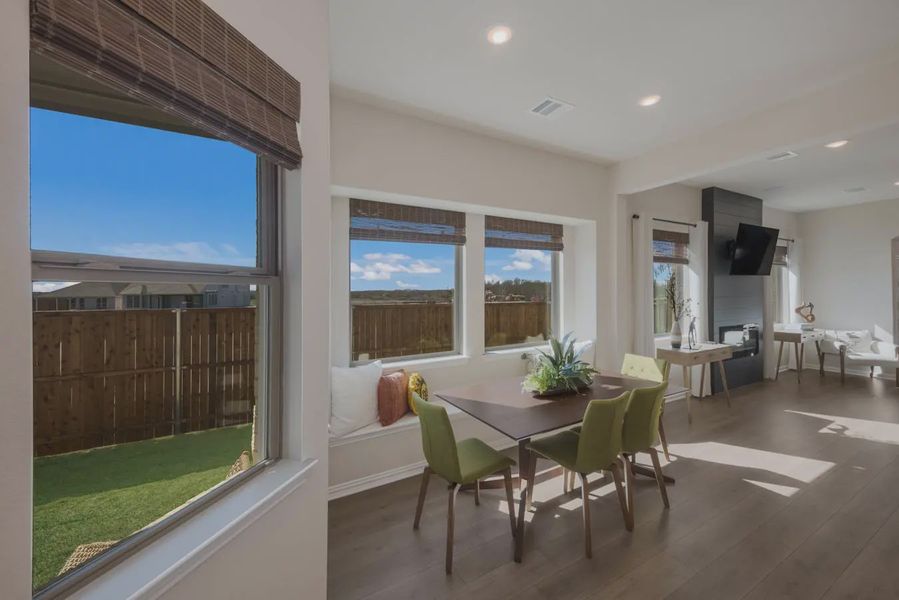 Representative furnished interior of a home built from the Cambridge by Chesmar Homes in Heartland 40's, Heartland (Image 9).