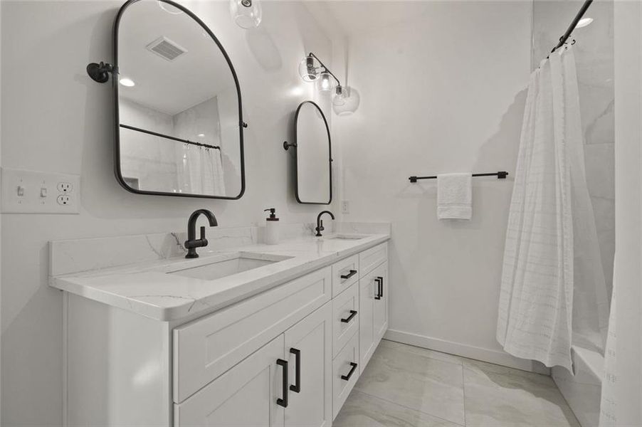 Furnished interior view inside a new home in , Decatur (Image 17).