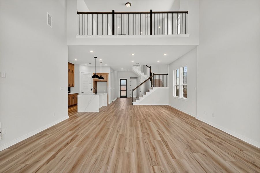 Spacious, unfurnished interior of a new home in Arbor Collection at Lariat, Liberty Hill (Image 32). Spacious, unfurnished interior of a new home in Arbor Collection at Lariat, Liberty Hill (Image 32).
