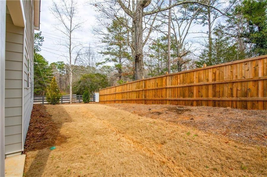 Exterior details and patio area of a home in , Atlanta (Image 28).