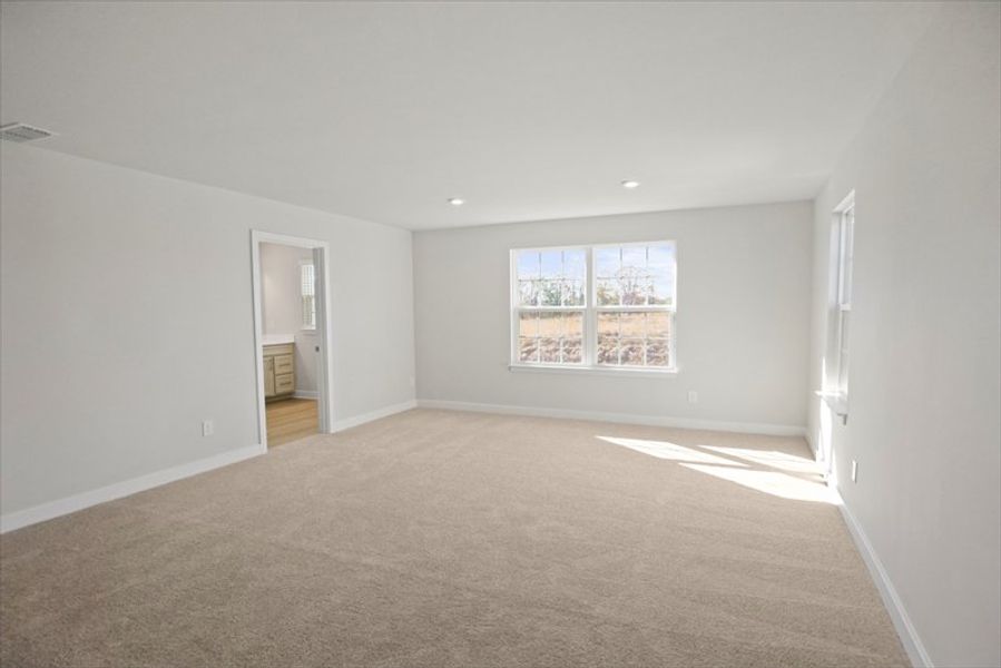 Spacious, unfurnished interior of a new home in Canterbrook Farms 2-Story, Fountain Inn (Image 25). Spacious, unfurnished interior of a new home in Canterbrook Farms 2-Story, Fountain Inn (Image 25).