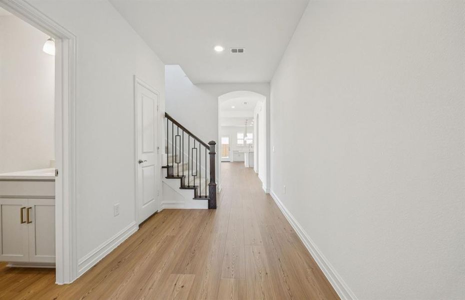 Welcoming entry into home