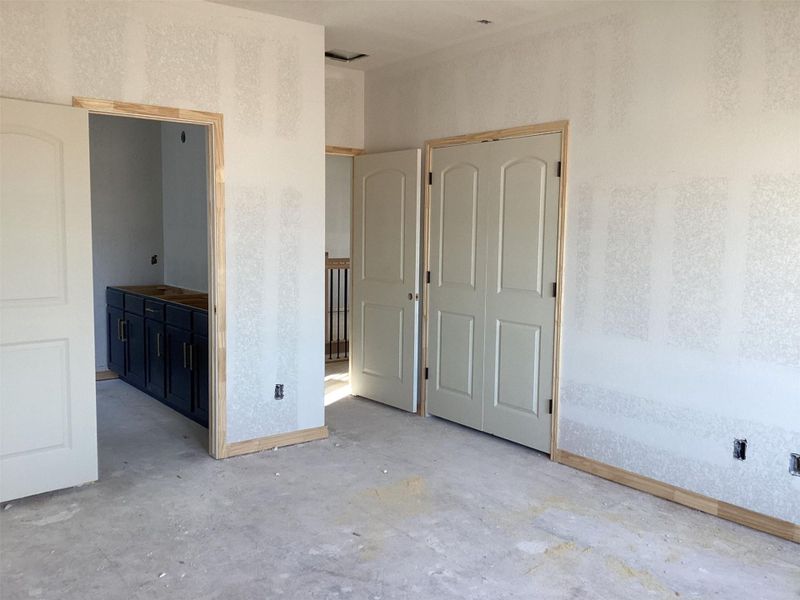 In-progress construction of a new home in Lariat, Liberty Hill, TX (Image 20).