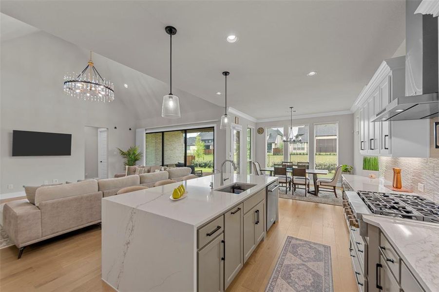 Furnished interior view inside a new home in , Frisco (Image 13).