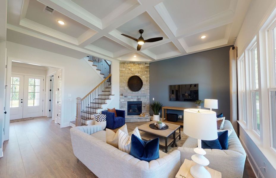 Harrington Gathering Room in new home for sale at Willow Ridge Nolensville Harrington Gathering Room in new home for sale at Willow Ridge Nolensville