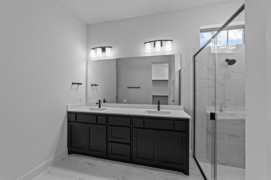 Furnished interior view inside a new home in Treeline, Justin (Image 11).