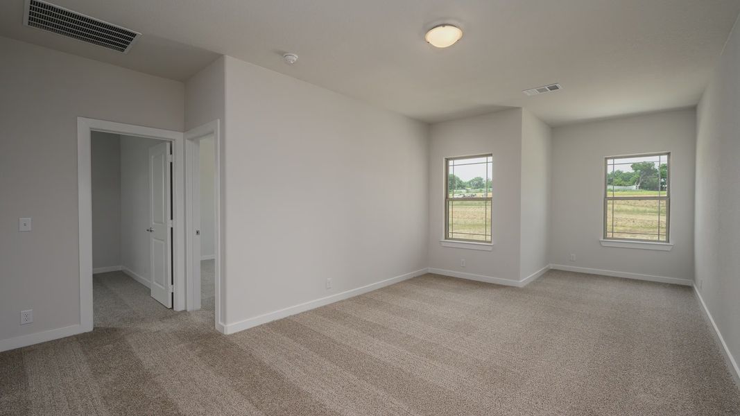 Representative unfurnished interior of a home built from the Seabrook by Stonehollow Homes in Anderson Crossing, Trenton (Image 27). Representative unfurnished interior of a home built from the Seabrook by Stonehollow Homes in Anderson Crossing, Trenton (Image 27).