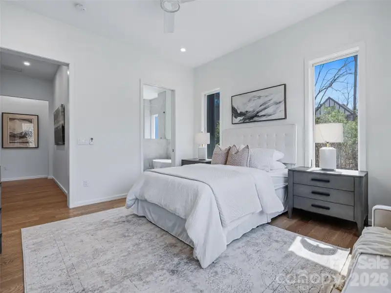 Furnished interior view inside a new home in , Asheville (Image 9).