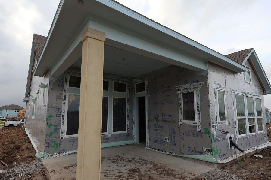 In-progress construction of a new home in Pomona - Reserve Collection, Manvel, TX (Image 13). In-progress construction of a new home in Pomona - Reserve Collection, Manvel, TX (Image 13).