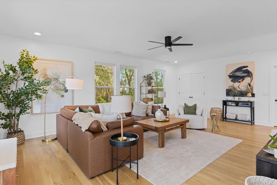 Furnished interior view inside a new home in , Charleston (Image 14).