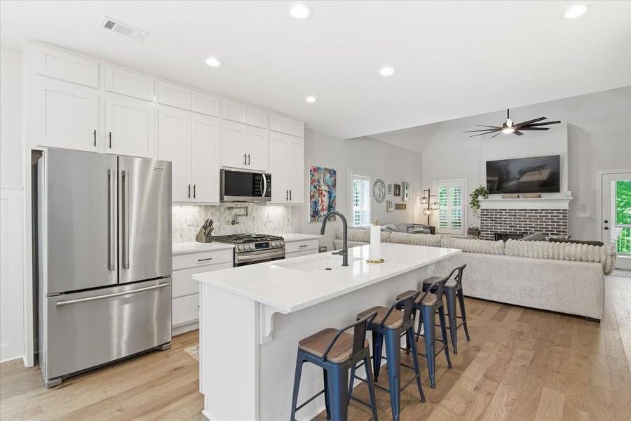 Furnished interior view inside a new home in , Carrollton (Image 15).