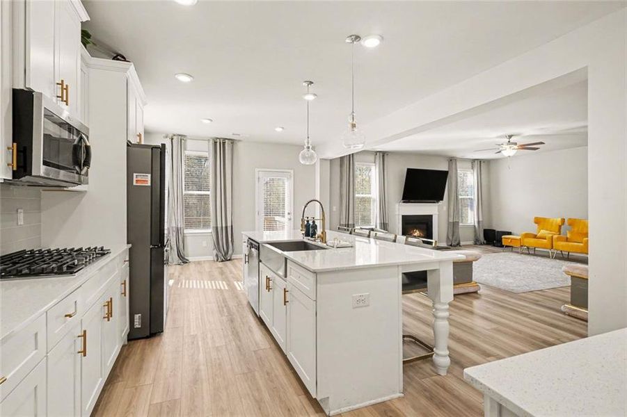 Furnished interior view inside a new home in , Stockbridge (Image 14).