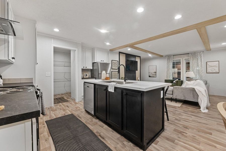 Furnished interior view inside a new home in , Pineville (Image 16).