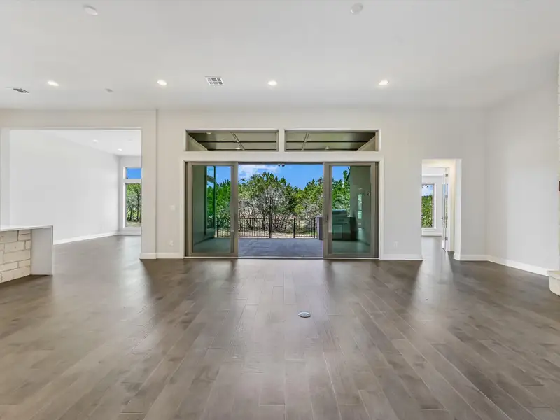 Representative unfurnished interior of a home built from the Santa Monica by Giddens Homes in Clearwater Ranch, Liberty Hill (Image 24). Representative unfurnished interior of a home built from the Santa Monica by Giddens Homes in Clearwater Ranch, Liberty Hill (Image 24).