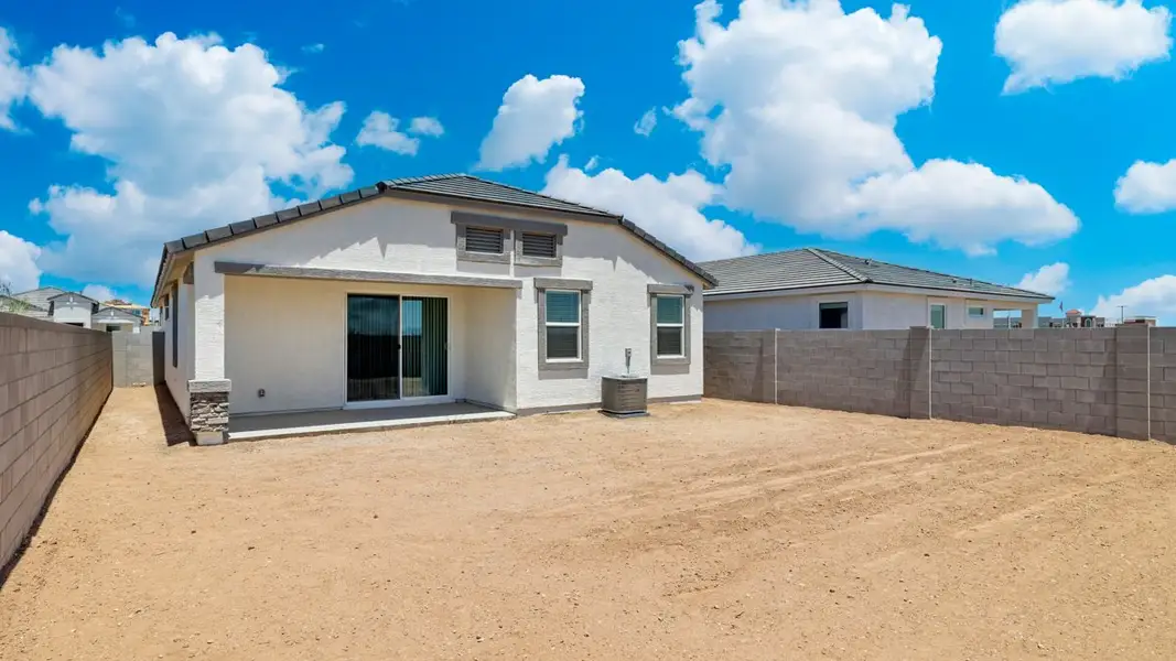 Exterior details and patio area of a home in Zanjero Pass, Waddell (Image 2). Exterior details and patio area of a home in Zanjero Pass, Waddell (Image 2).