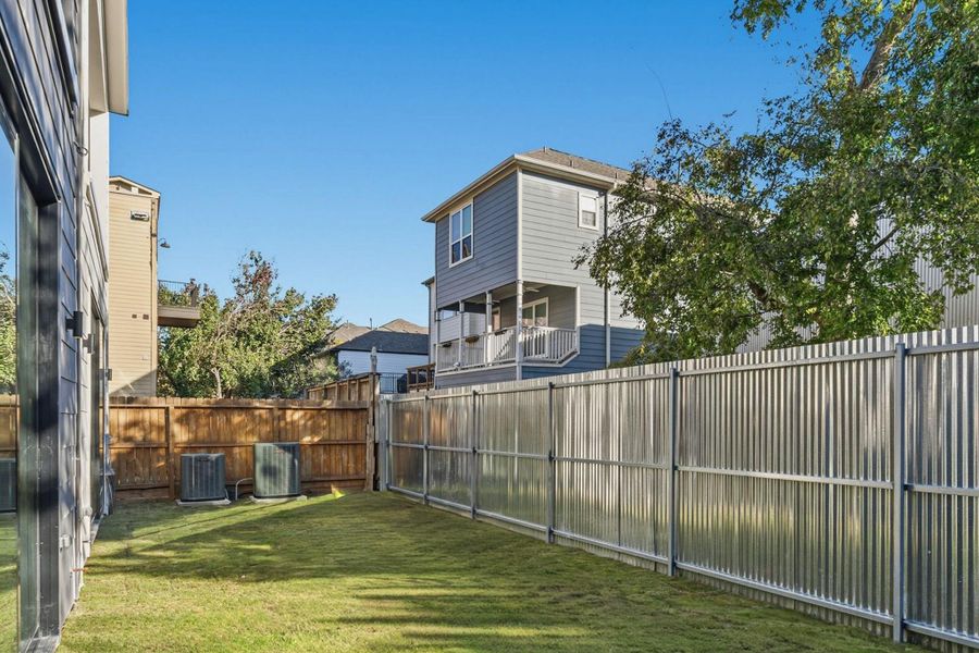 Exterior details and patio area of a home in , Houston (Image 23).