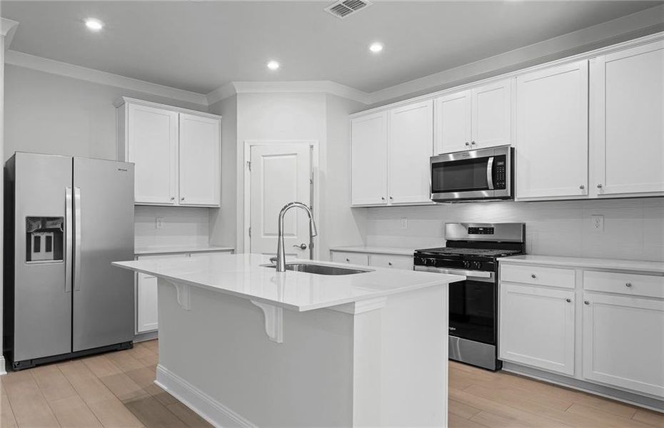 Furnished interior view inside a new home in Sun City Peachtree, Griffin (Image 4).