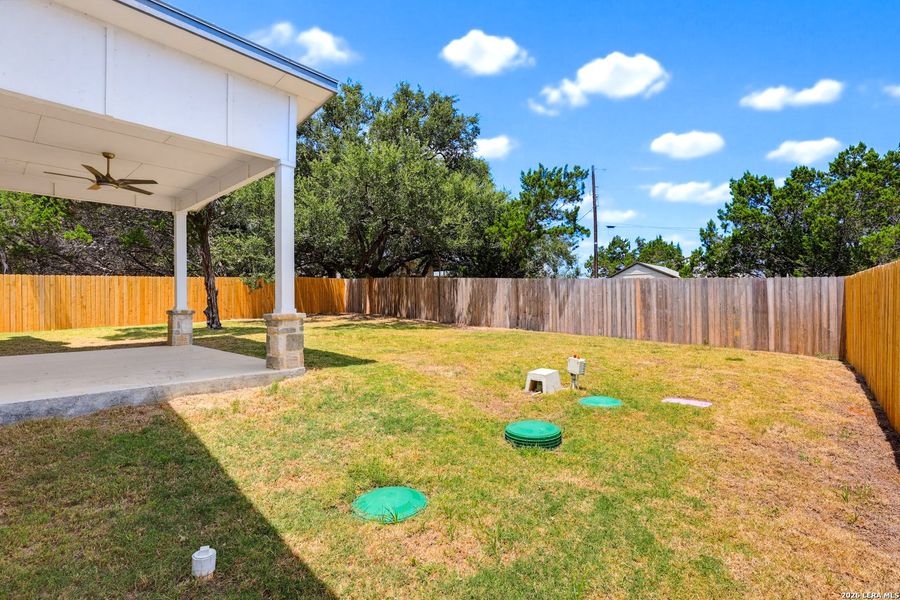 Exterior details and patio area of a home in , Spring Branch (Image 17).