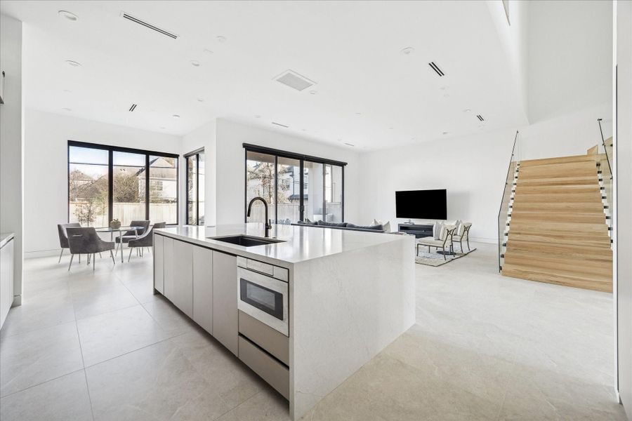 There is also a walk-in pantry and access to the two-car gargae from the ktichen.