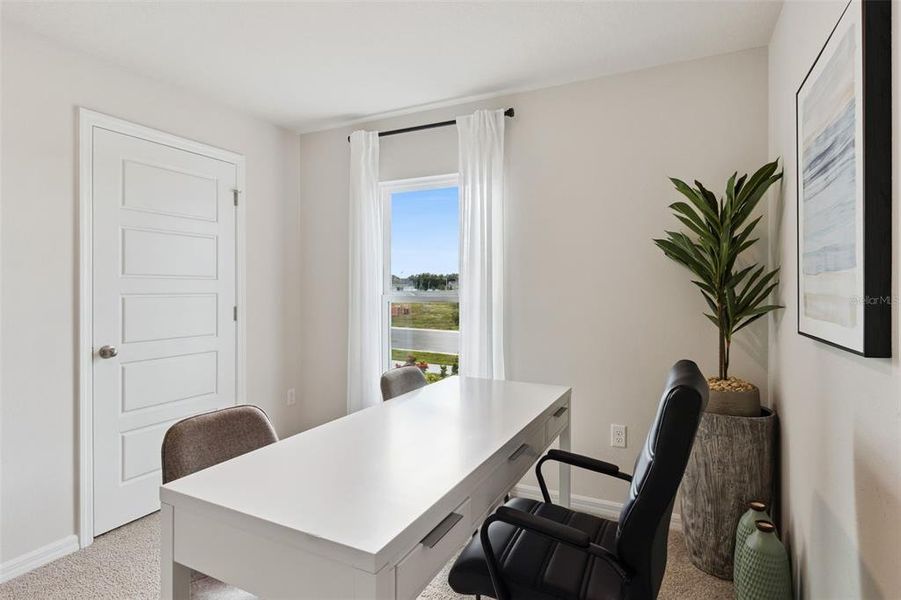 Furnished interior view inside a new home in Willowbrook South, Winter Haven (Image 15). Furnished interior view inside a new home in Willowbrook South, Winter Haven (Image 15).