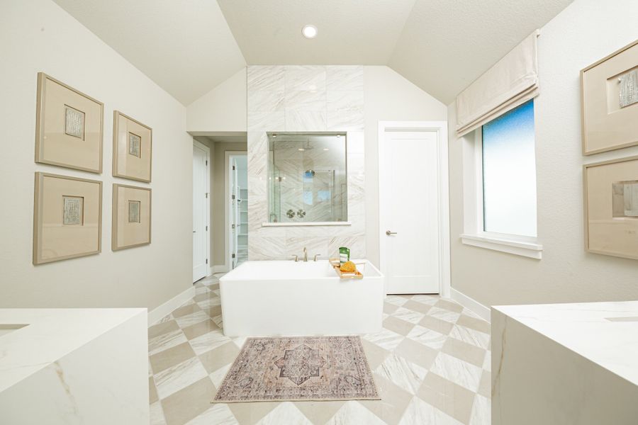 Representative furnished interior of a home built from the Northcliffe by Beazer Homes in Valencia, Manvel (Image 13).