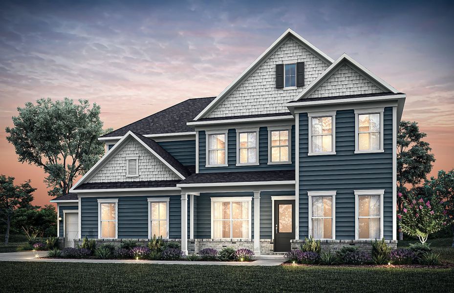 Representative exterior photo of a completed home built from the Woodward by Pulte Homes in Traditions of Braselton, Jefferson, GA (Image 20). Representative exterior photo of a completed home built from the Woodward by Pulte Homes in Traditions of Braselton, Jefferson, GA (Image 20).