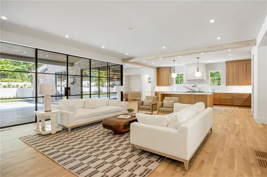 Furnished interior view inside a new home in , Atlanta (Image 4). Furnished interior view inside a new home in , Atlanta (Image 4).