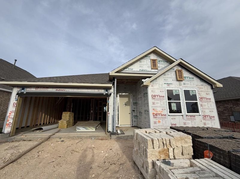 In-progress construction of a new home in Berry Creek Highlands, Georgetown, TX (Image 2). In-progress construction of a new home in Berry Creek Highlands, Georgetown, TX (Image 2).
