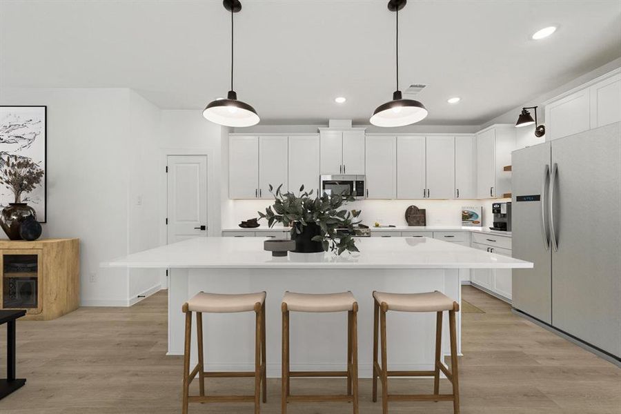 Furnished interior view inside a new home in Aspire at Noble Ridge, Howe (Image 20). Furnished interior view inside a new home in Aspire at Noble Ridge, Howe (Image 20).