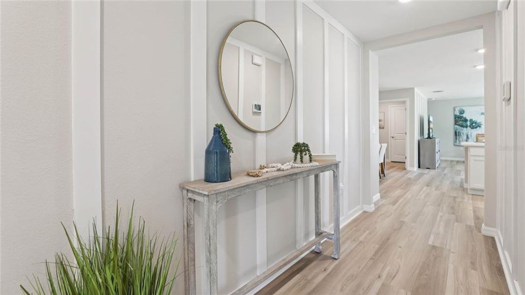 Furnished interior view inside a new home in McGinley Landing, Ocala (Image 3). Furnished interior view inside a new home in McGinley Landing, Ocala (Image 3).