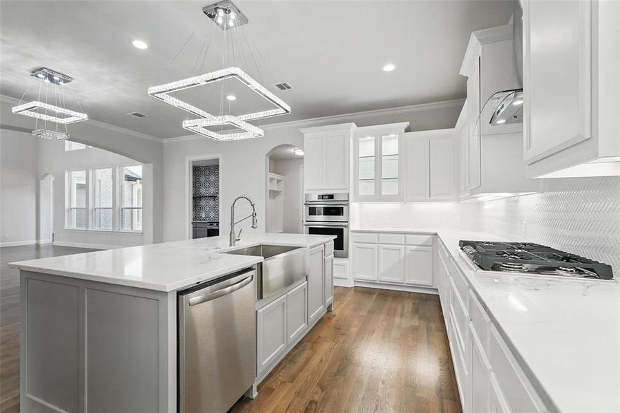 Furnished interior view inside a new home in , Wylie (Image 10).