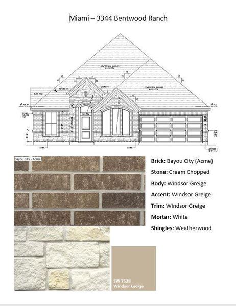 Sample of building materials used in homes in , Conroe (Image 3).