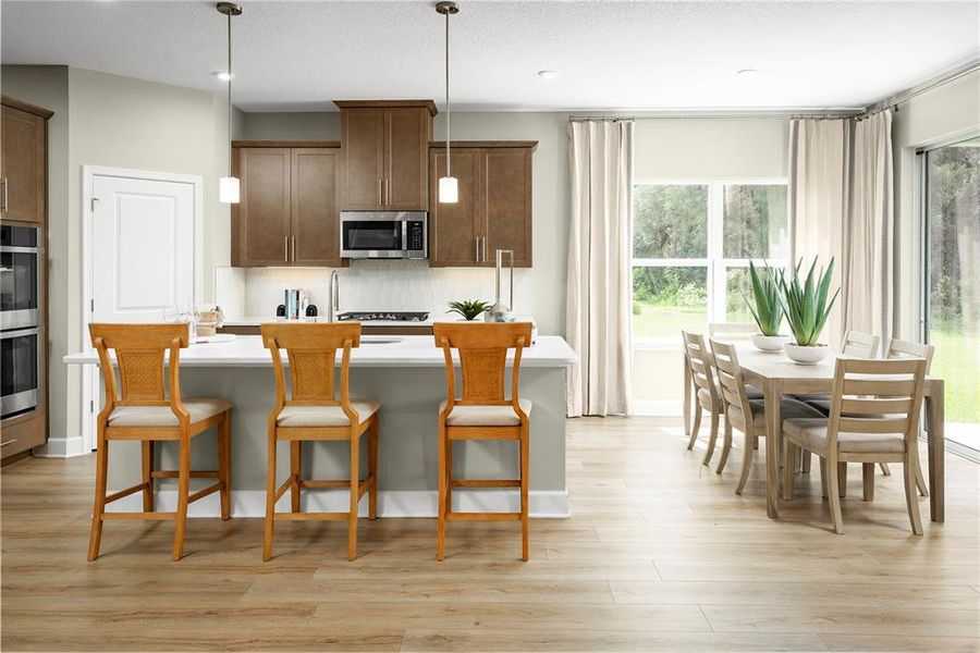 Furnished interior view inside a new home in Reserve at Lake Meadows, Ocoee (Image 16).