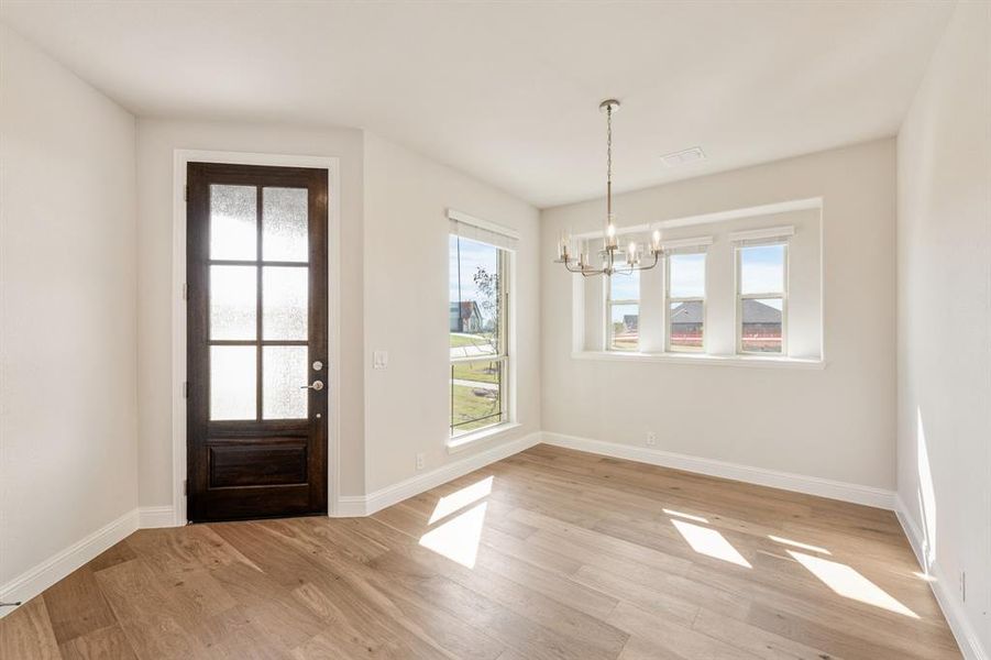 Spacious, unfurnished interior of a new home in Parks at Panchasarp Farms 65, Burleson (Image 17). Spacious, unfurnished interior of a new home in Parks at Panchasarp Farms 65, Burleson (Image 17).