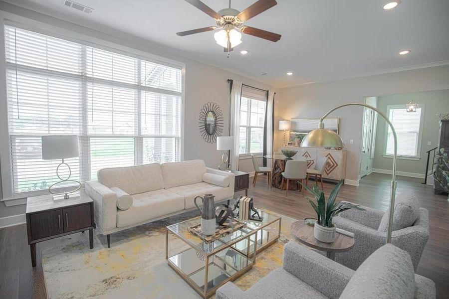 Furnished interior view inside a new home in Myers Park, Arlington (Image 6).
