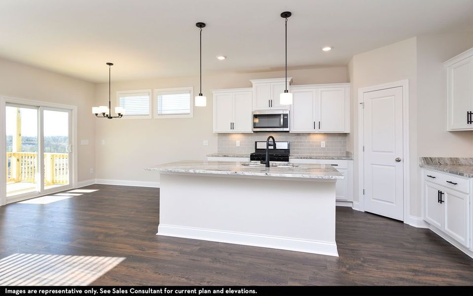 Furnished interior view inside a new home in The Retreat at Norman Farm, Hendersonville (Image 7).
