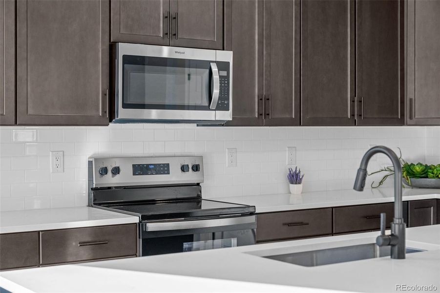 Close-up of interior finishes inside a home in Painted Prairie, Aurora (Image 17).