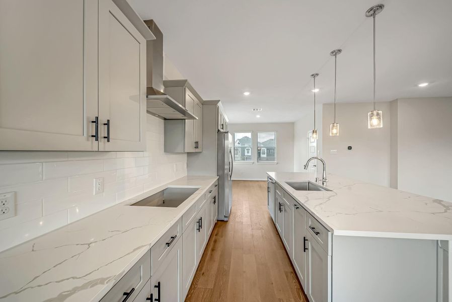 Furnished interior view inside a new home in Townsen Landing, Humble (Image 17).