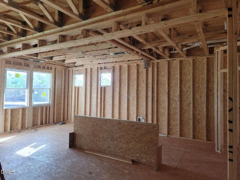 In-progress construction of a new home in Tobacco Road, Angier, NC (Image 31).