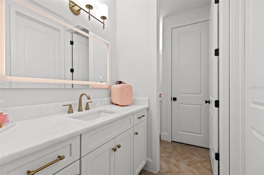 Furnished interior view inside a new home in , Tampa (Image 56).