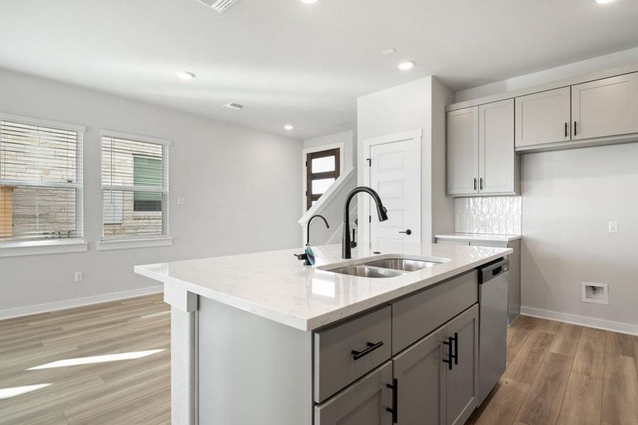 Furnished interior view inside a new home in Union Collection at Park Central, Georgetown (Image 12). Furnished interior view inside a new home in Union Collection at Park Central, Georgetown (Image 12).