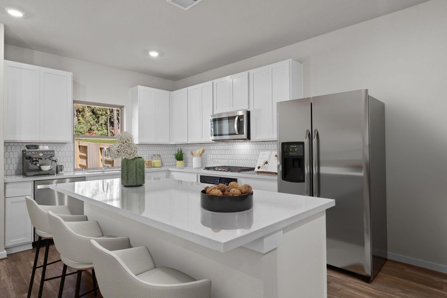 Furnished interior view inside a new home in Westridge Cove, Conroe (Image 7). Furnished interior view inside a new home in Westridge Cove, Conroe (Image 7).