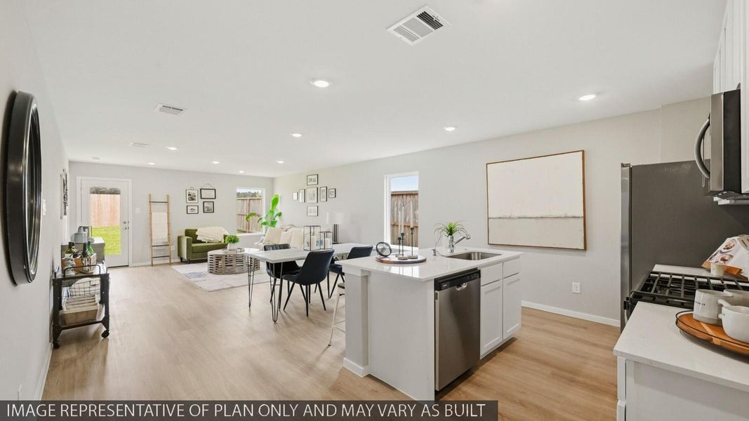 Furnished interior view inside a new home in Mill Creek, Magnolia (Image 16).