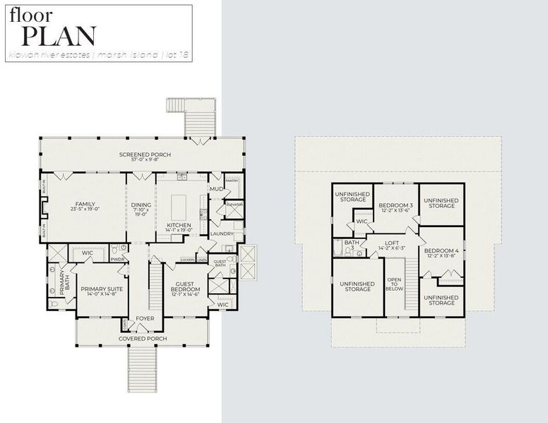 2D floor plan layout of this home in , Johns Island, SC (Image 2). 2D floor plan layout of this home in , Johns Island, SC (Image 2).