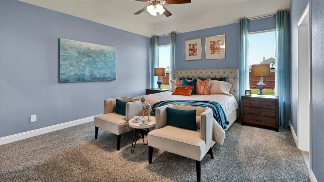 Furnished interior view inside a new home in Lakeview Pointe, Grand Prairie (Image 17).